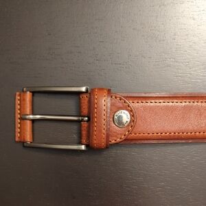Classic Tan Leather Belt